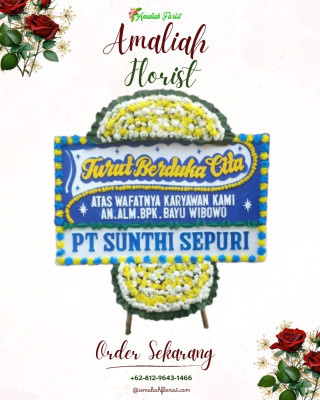 Papan Bunga Duka di Kahayan Hulu Utara