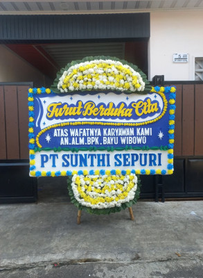 Papan Bunga Duka di Kahayan Hulu Utara